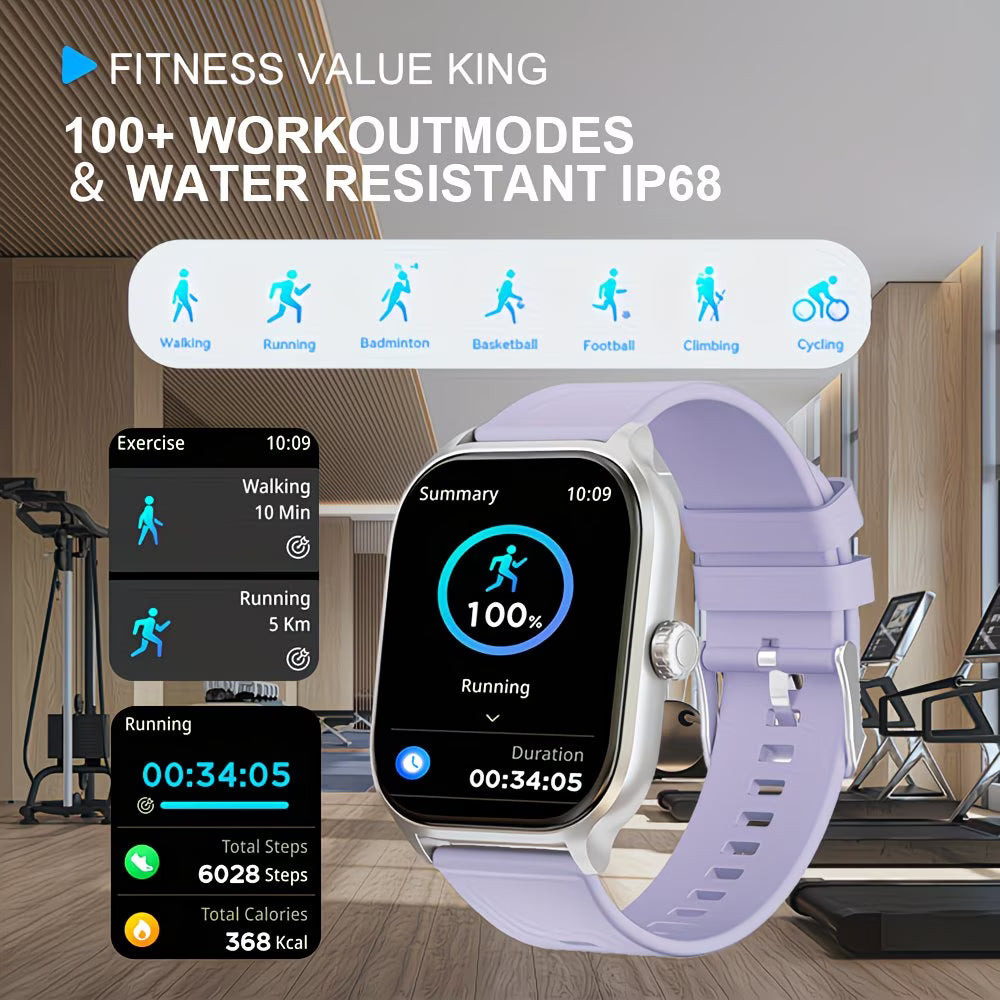 2.01" Big-Screen Ultra-Fast Wireless 5.3 Smartwatch.