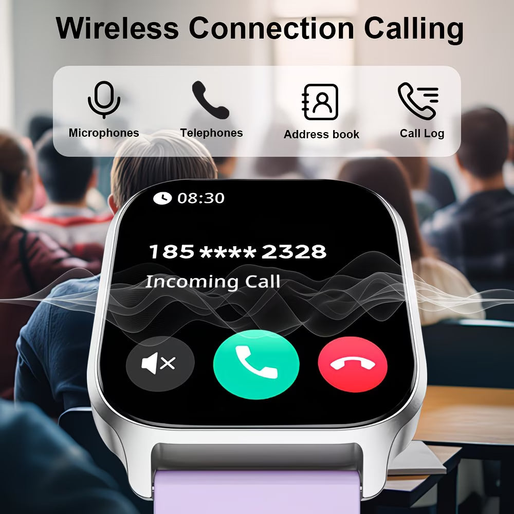 2.01" Big-Screen Ultra-Fast Wireless 5.3 Smartwatch.