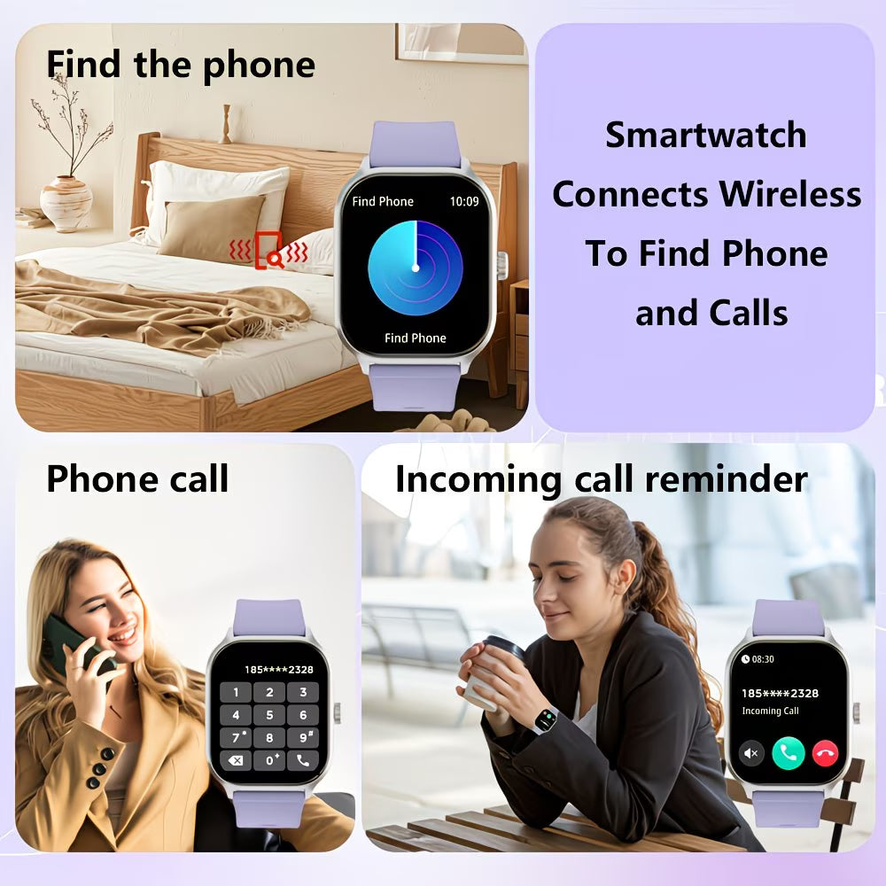 2.01" Big-Screen Ultra-Fast Wireless 5.3 Smartwatch.