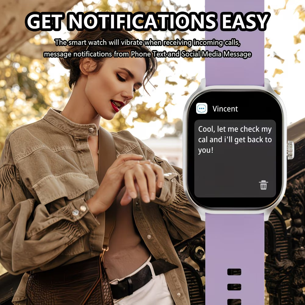 2.01" Big-Screen Ultra-Fast Wireless 5.3 Smartwatch.