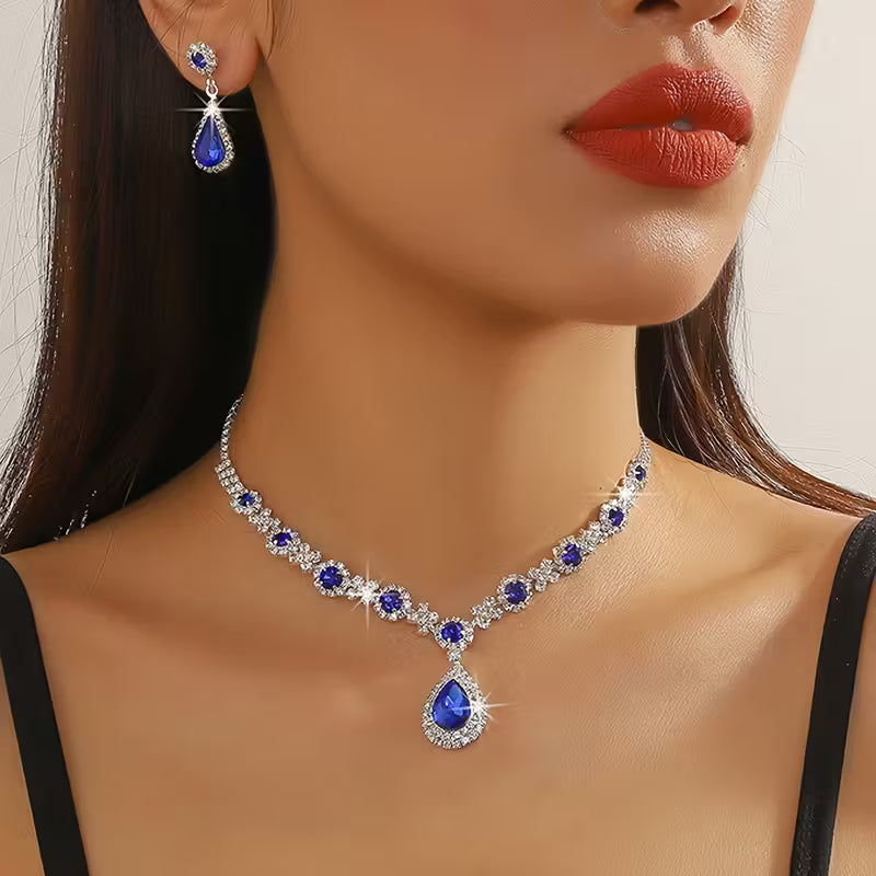 3pcs Necklace and Earrings Set
