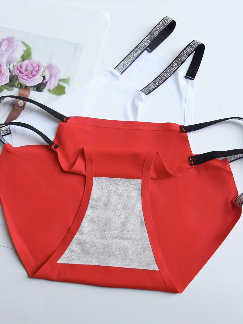 3-Pack Seamless Cross-Strap Briefs.