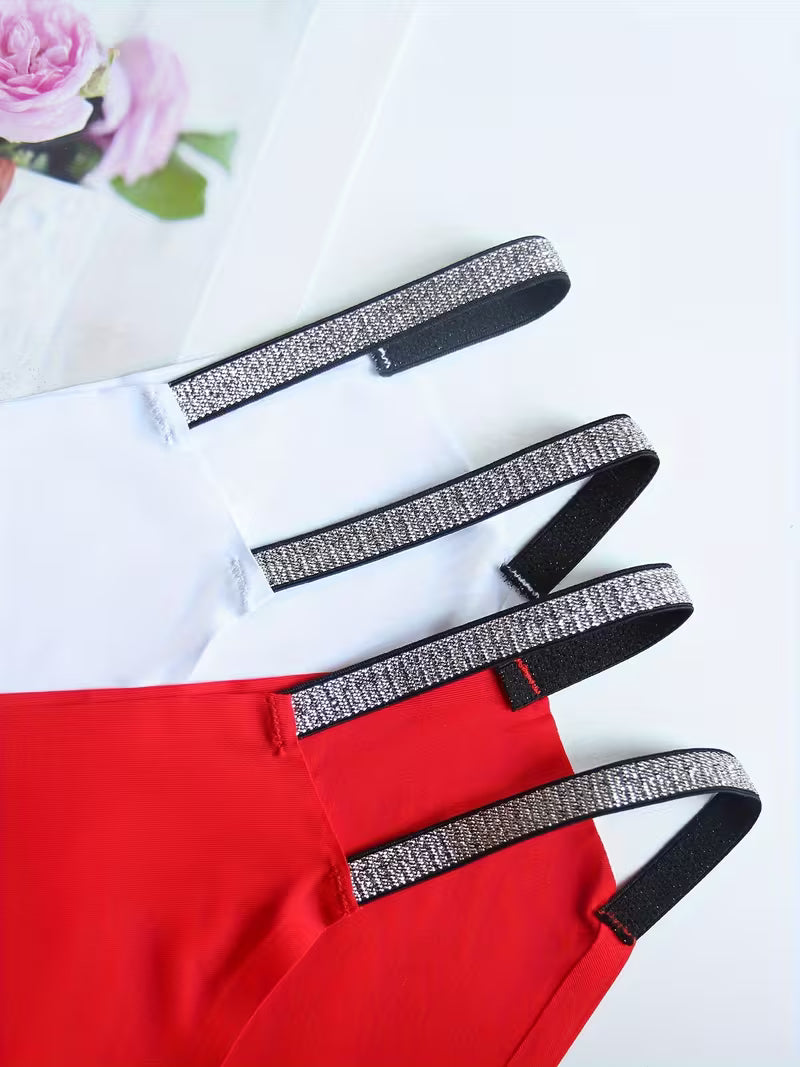 3-Pack Seamless Cross-Strap Briefs.