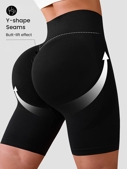 3/4 High-Stretch Yoga Shorts.