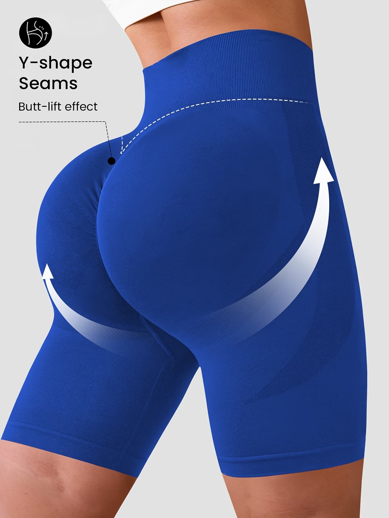 3/4 High-Stretch Yoga Shorts.