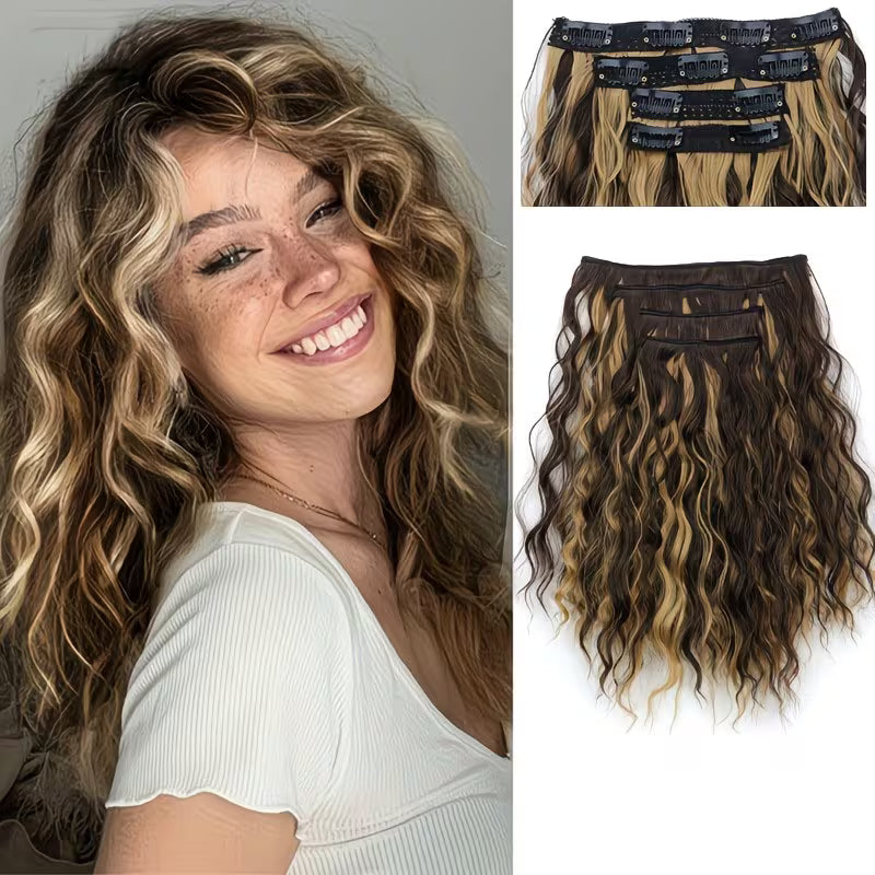 36cm Invisible Lace Clip-In Extensions.