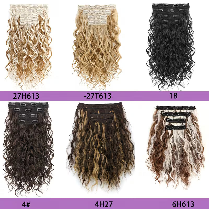 36cm Invisible Lace Clip-In Extensions.
