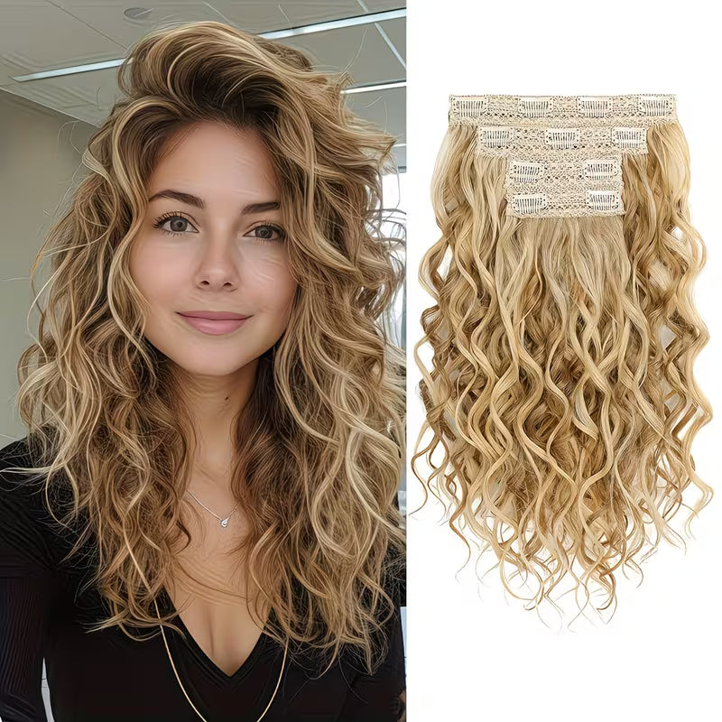 36cm Invisible Lace Clip-In Extensions.