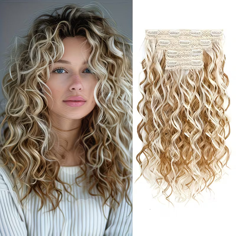 36cm Invisible Lace Clip-In Extensions.