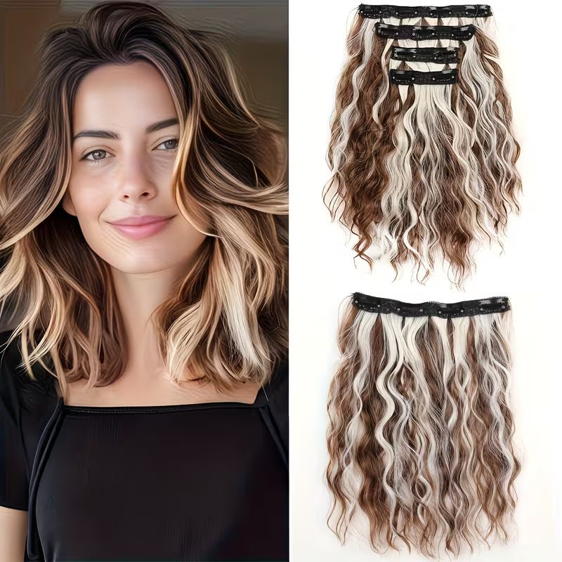 36cm Invisible Lace Clip-In Extensions.