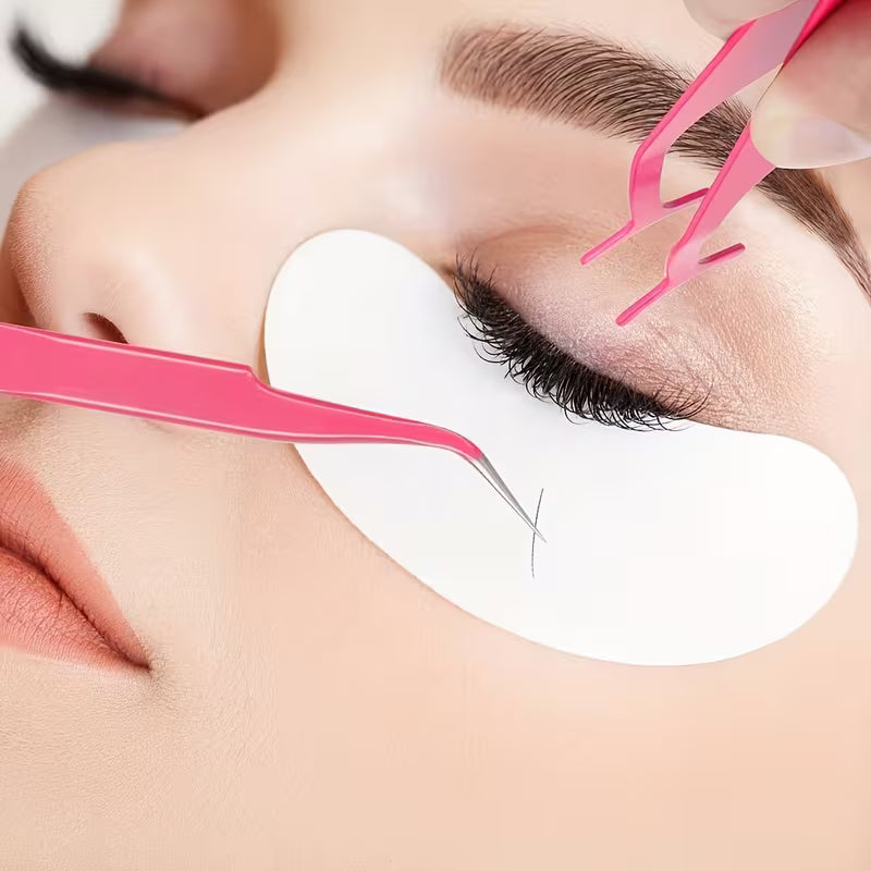 3pc Stainless Steel Precision Tweezer & Styling Set.