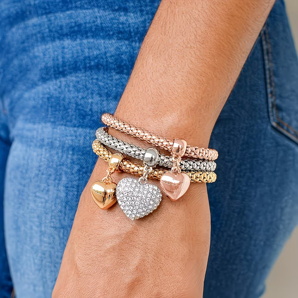 3pc Tree of Life "Luminous Growth" Bracelet Set.