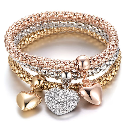 3pc Tree of Life "Luminous Growth" Bracelet Set.