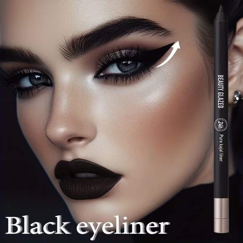 3pcs Matte Black Dark Makeup Collection.