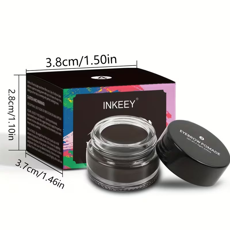 4-Color Rainbow Brow Pomade – Waterproof Party Perfection.