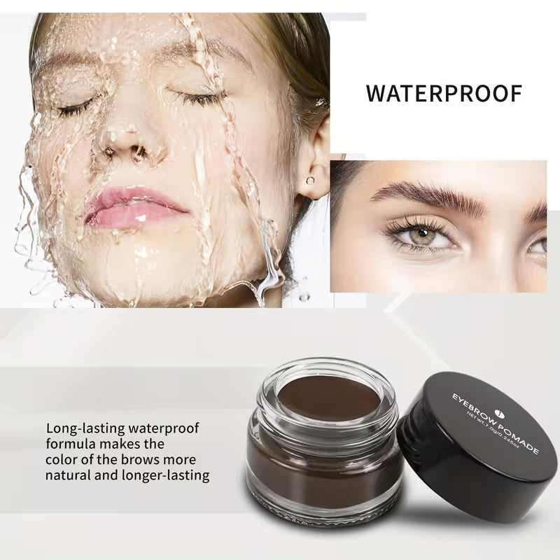4-Color Rainbow Brow Pomade – Waterproof Party Perfection.