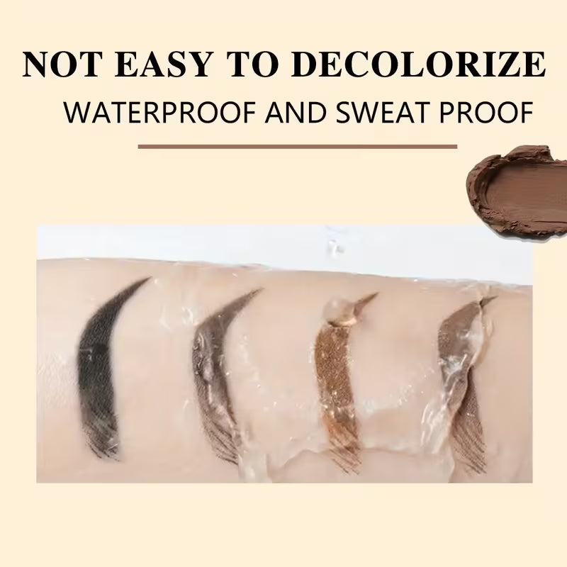 4-Color Rainbow Brow Pomade – Waterproof Party Perfection.