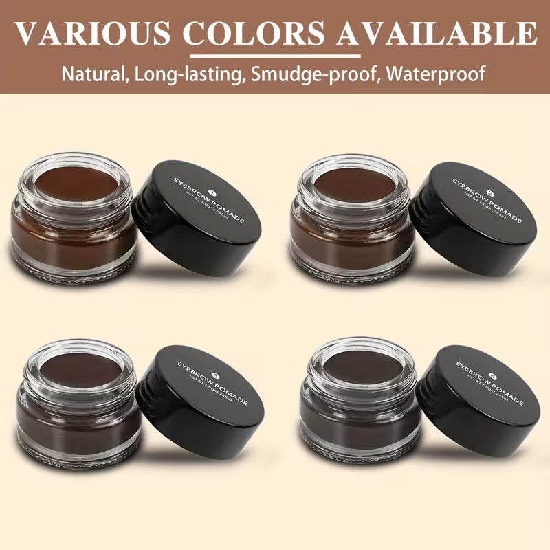 4-Color Rainbow Brow Pomade – Waterproof Party Perfection.