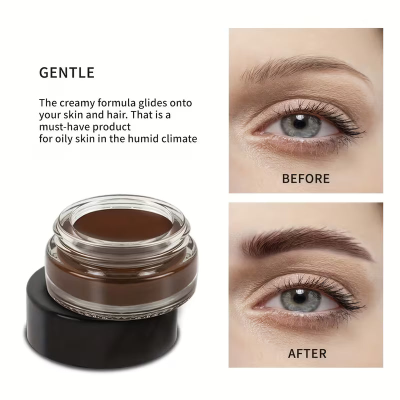 4-Color Rainbow Brow Pomade – Waterproof Party Perfection.