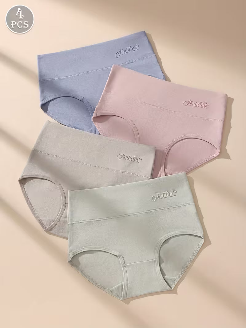 4-Pack Women's High-Waist Panties.