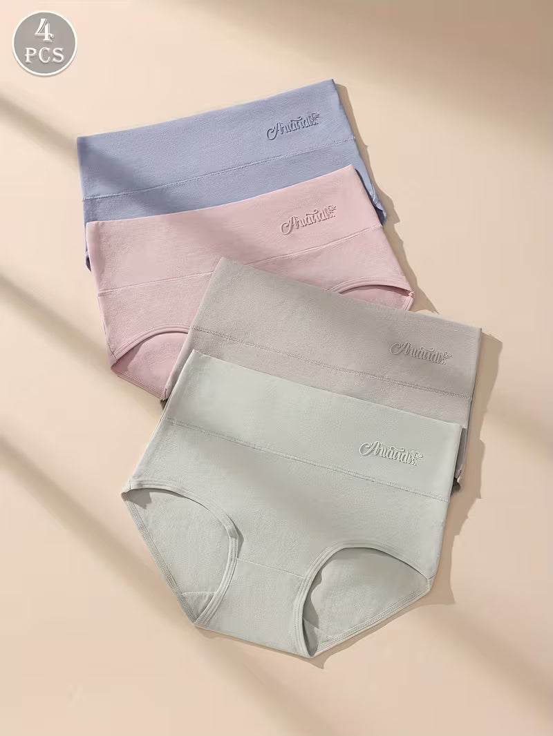 4-Pack Women's High-Waist Panties.