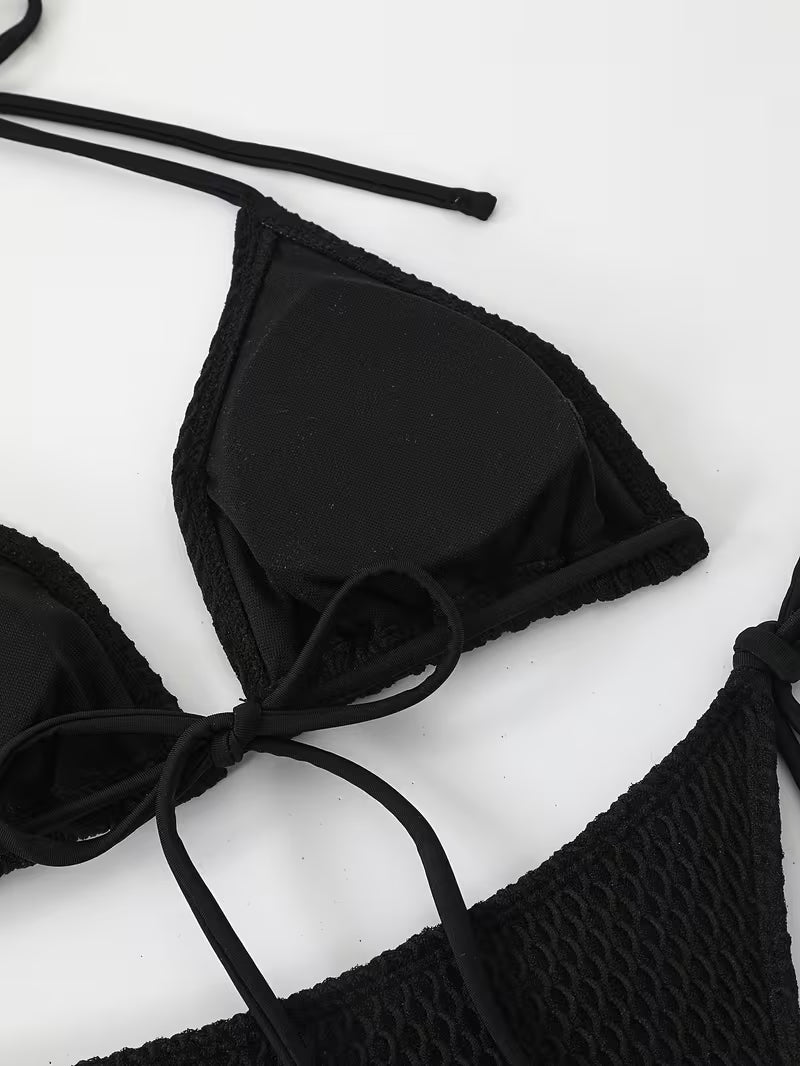 4-Piece Conservative Swimwear Set.