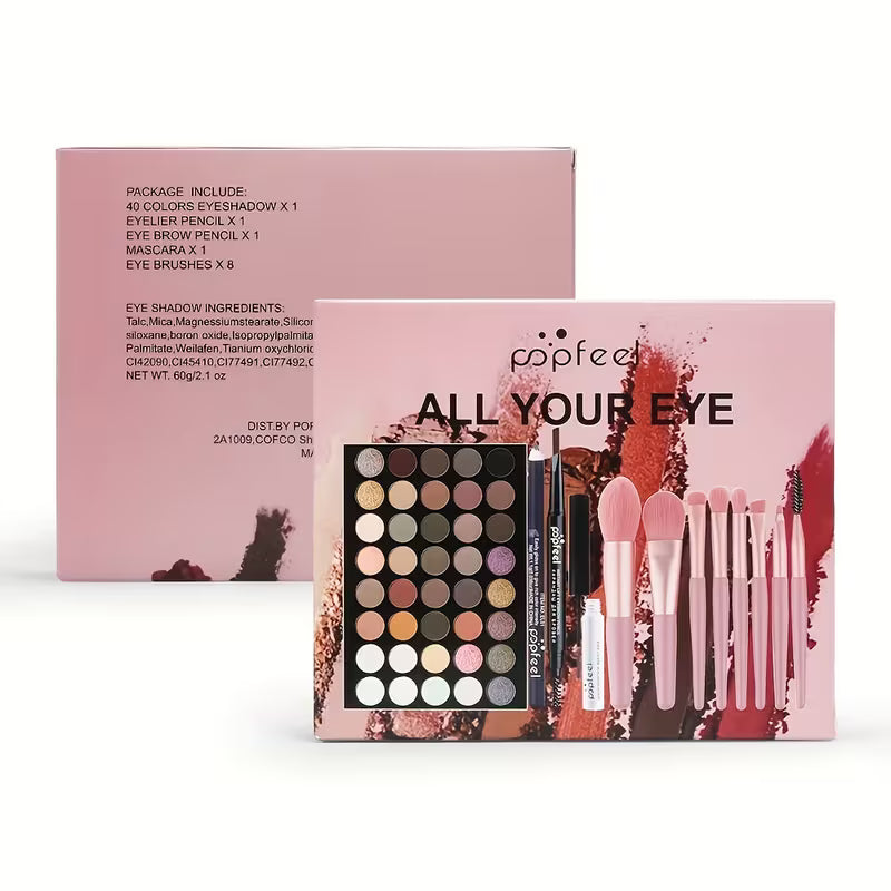 40 Color Eye Shadow Makeup.