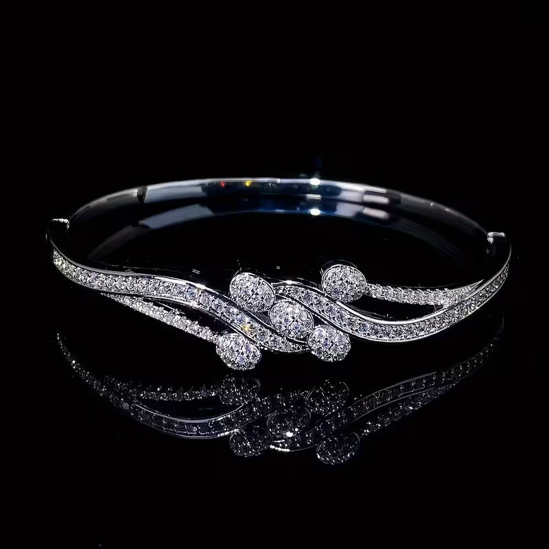 A Bracelet With Zirconia.
