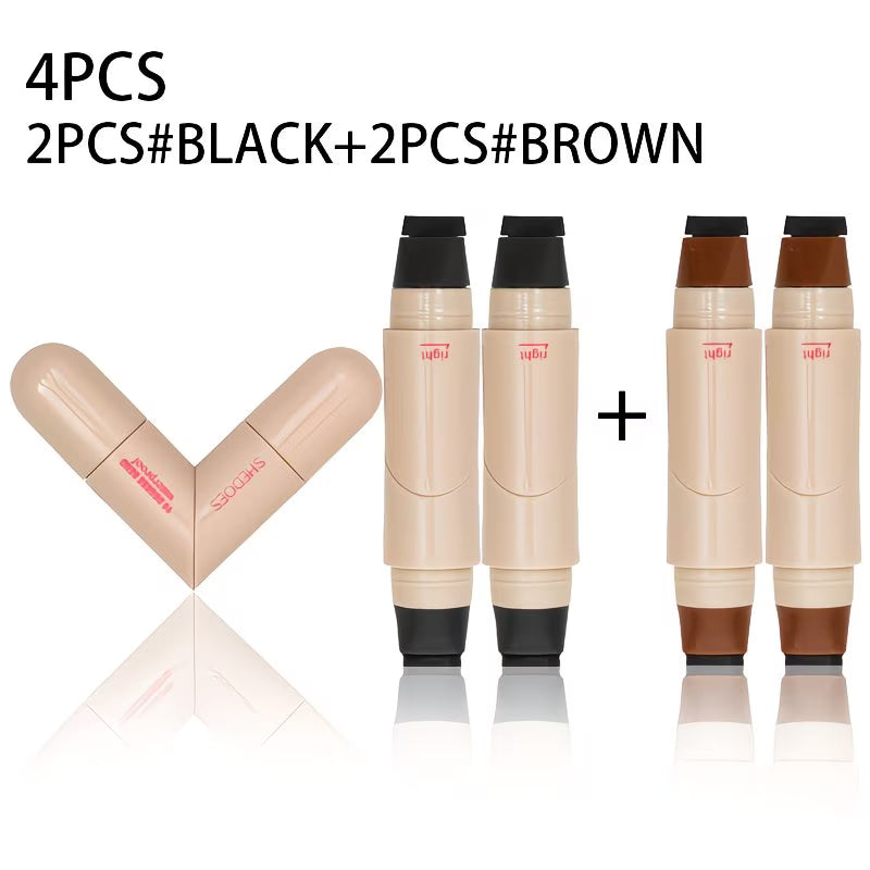 4pc Double-Ended Winged Eyeliner Stamp Set.