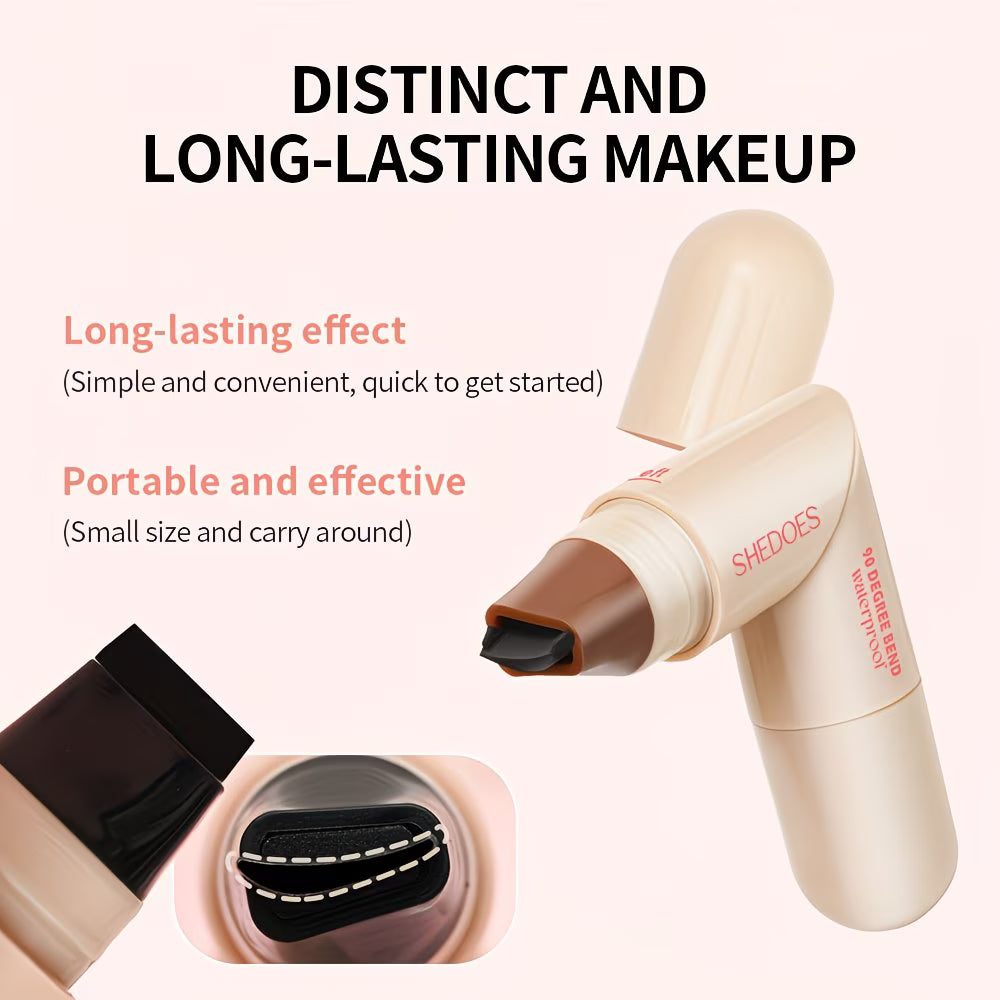 4pc Double-Ended Winged Eyeliner Stamp Set.