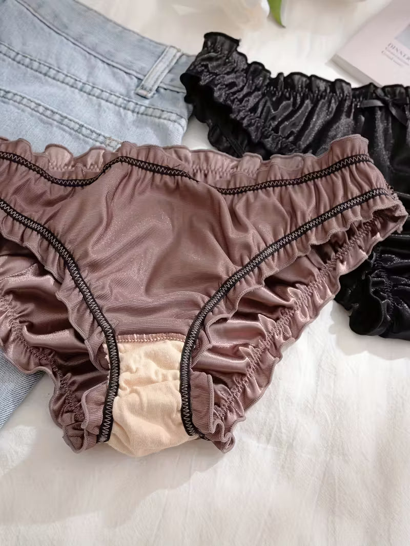 5-Pack Women’s Satin Bow Briefs.