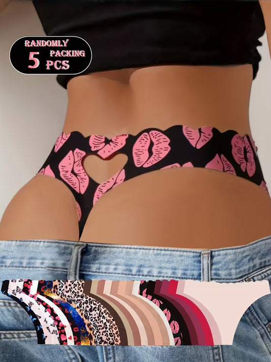 5-Pack Women’s Seamless Cheeky Panties.