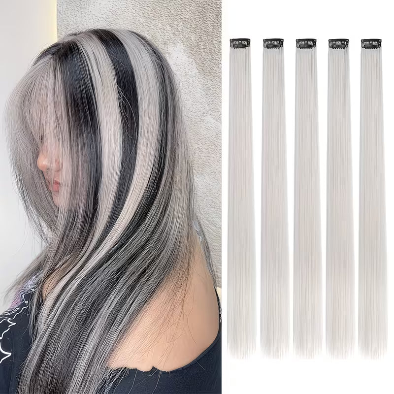 5-Piece Full Head Set for Instant Length & Volume Hair Extensions.