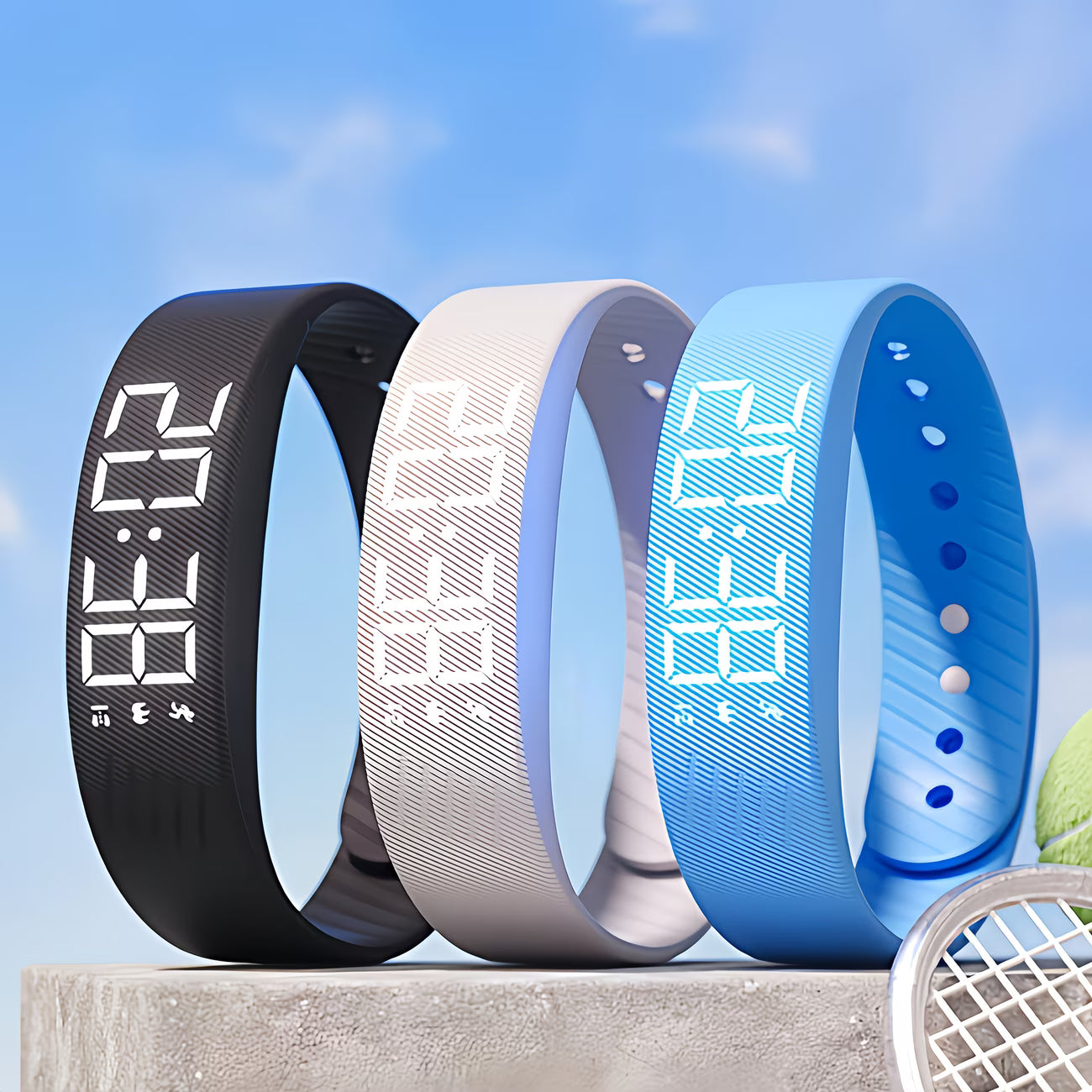 5C Sport Digital Pedometer Watch.