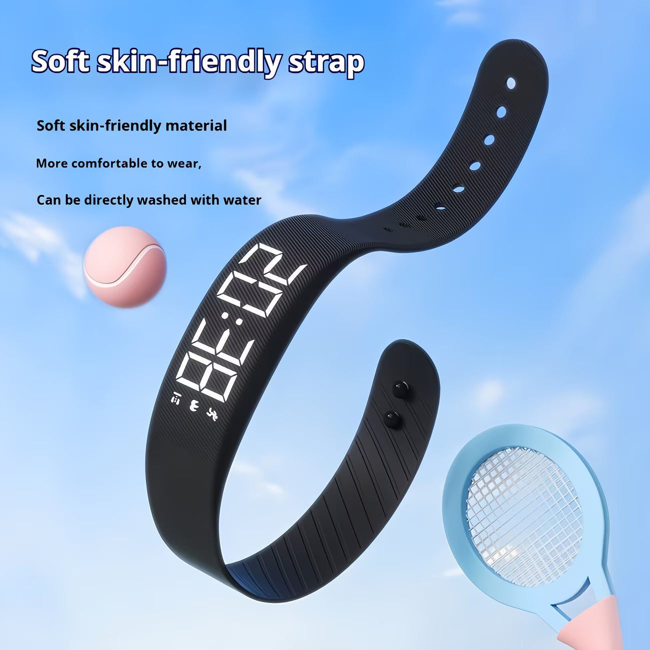 5C Sport Digital Pedometer Watch.