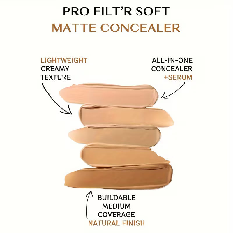 6-Color Waterproof Liquid Concealer.