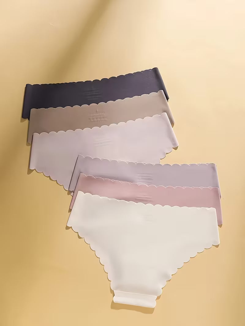 6-Pack-Seamless Wave Lace Briefs.
