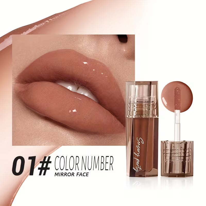 6-Piece Moisturizing Lip Glaze Set.