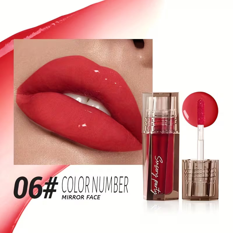 6-Piece Moisturizing Lip Glaze Set.