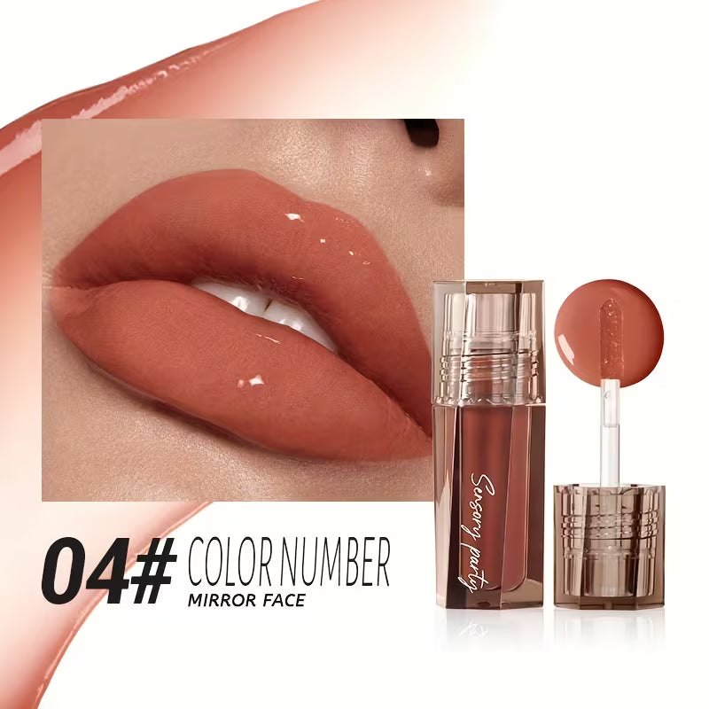 6-Piece Moisturizing Lip Glaze Set.
