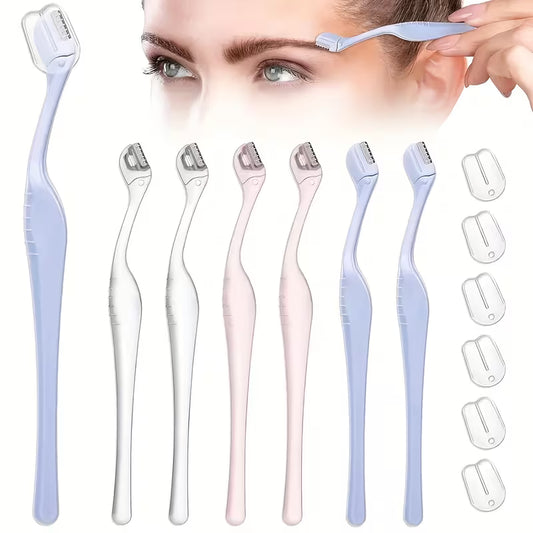 6pc Stainless Steel Facial Razors – Gentle 0.1mm.