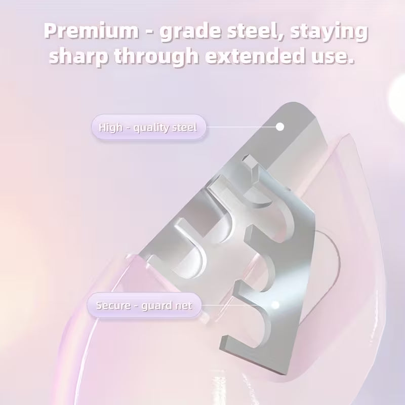 6pc Stainless Steel Facial Razors – Gentle 0.1mm.