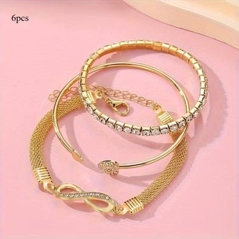 6pcs Elegant Bangle Set