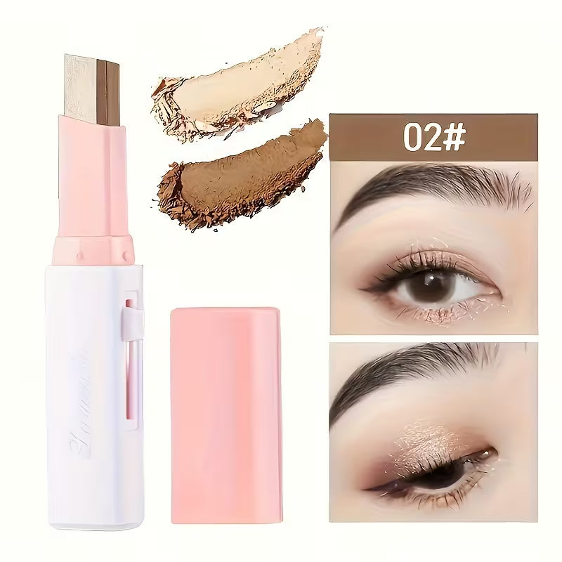 6pcs Two-Color Eye Shadow Stick Set.