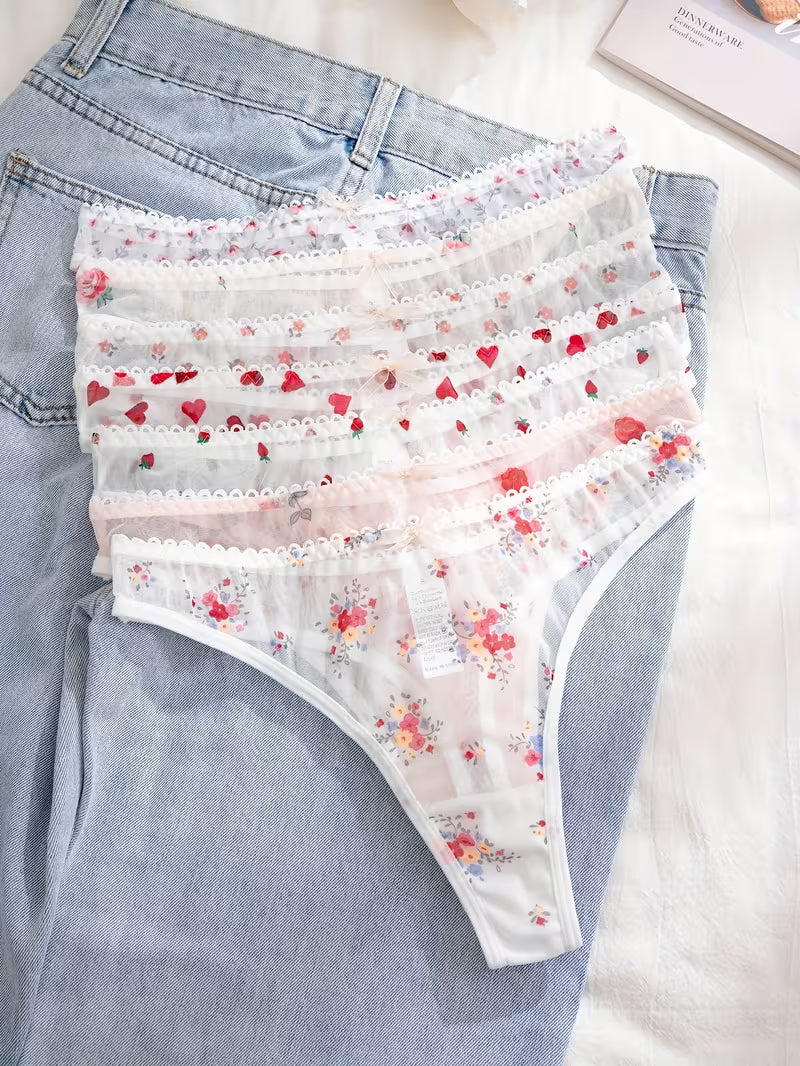 7-Pack Women’s Floral Print Briefs.