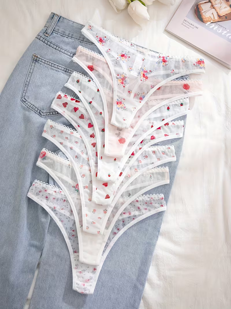 7-Pack Women’s Floral Print Briefs.