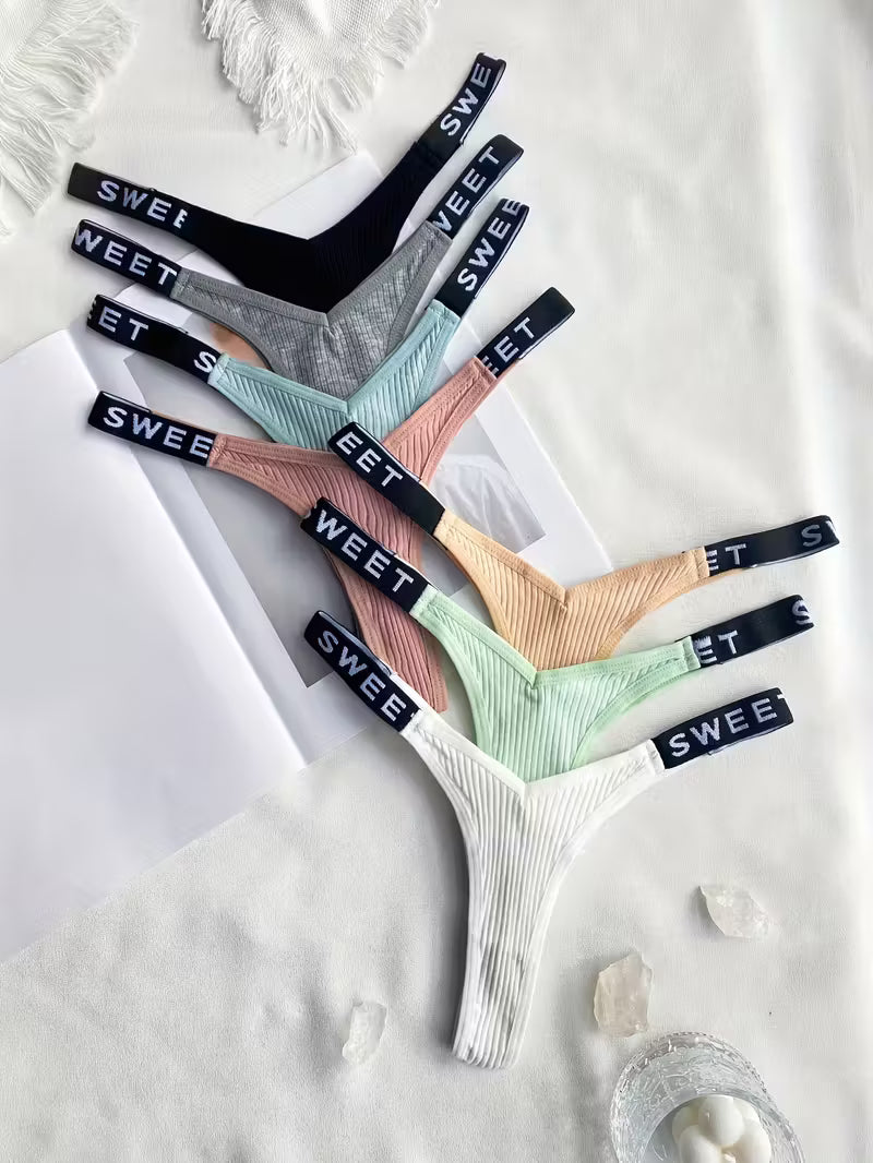 7pcs Combination Underwear Women's Thong.