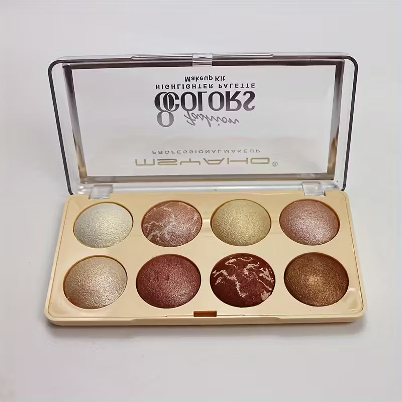8-Color Highlighter Palette.