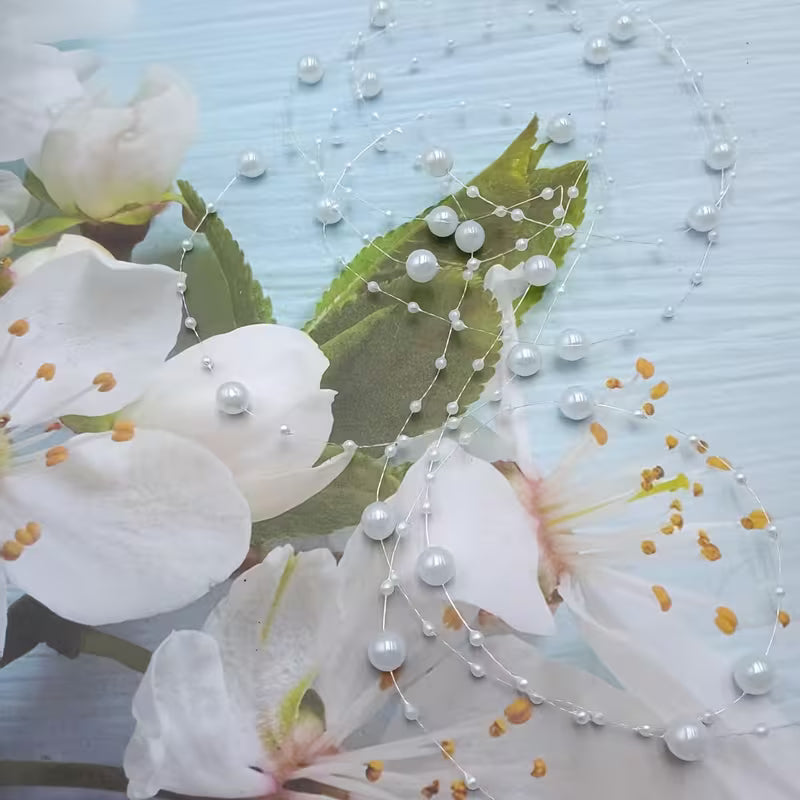 8mm Elegant Acrylic Garland for Weddings & Parties.