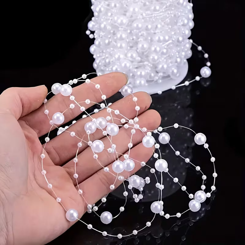 8mm Elegant Acrylic Garland for Weddings & Parties.